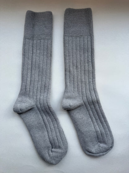 PAIRS BED SOCKS MERINO CORRECT GREY