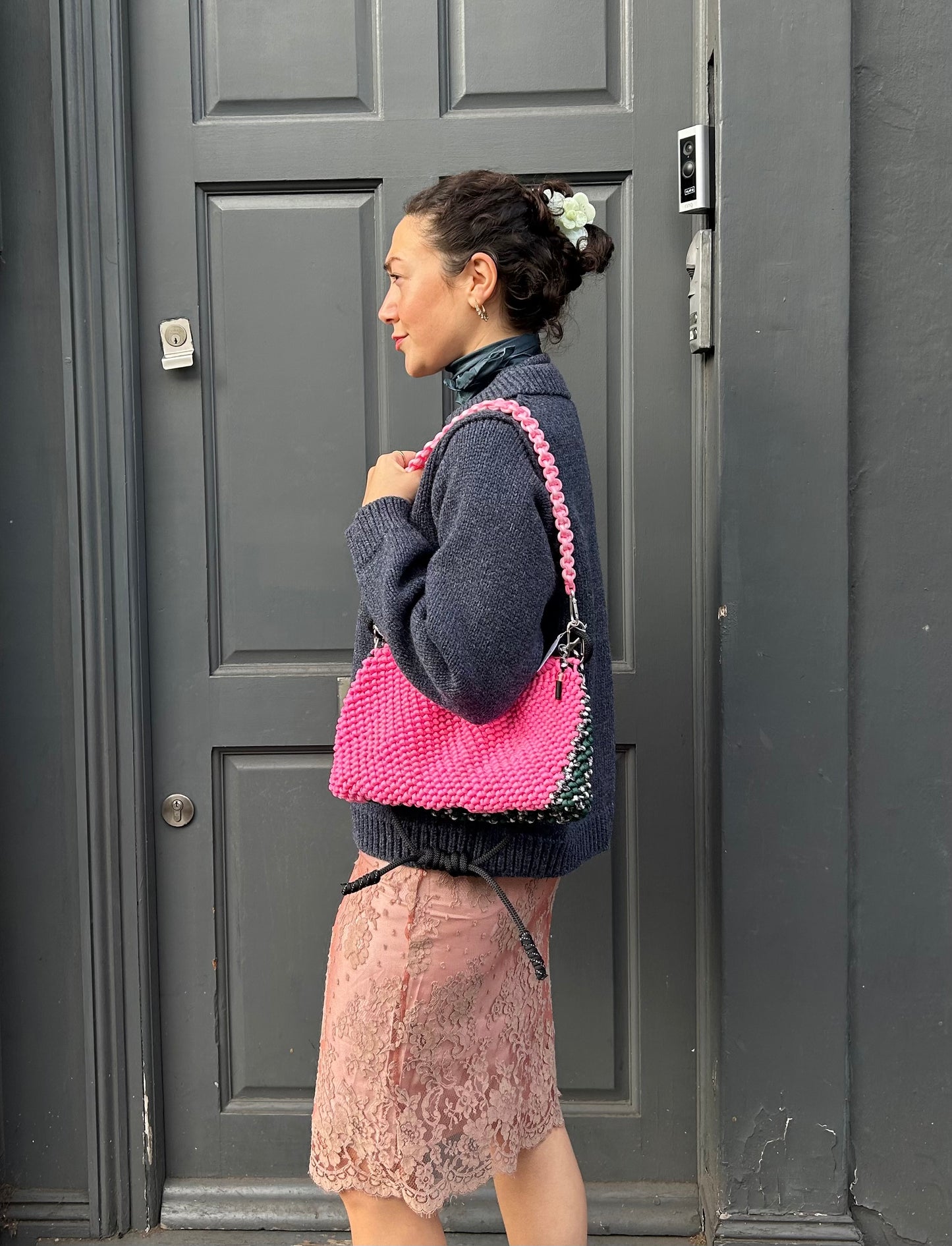 KNOT TODAY LARGE BAG PINK