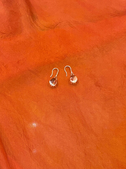 SISI JOIA MINI GOTA EARRINGS - CLEAR