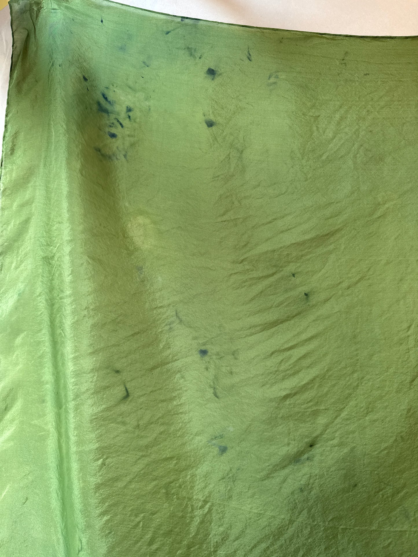 SLOW AND SOW SILK SCARF GREEN