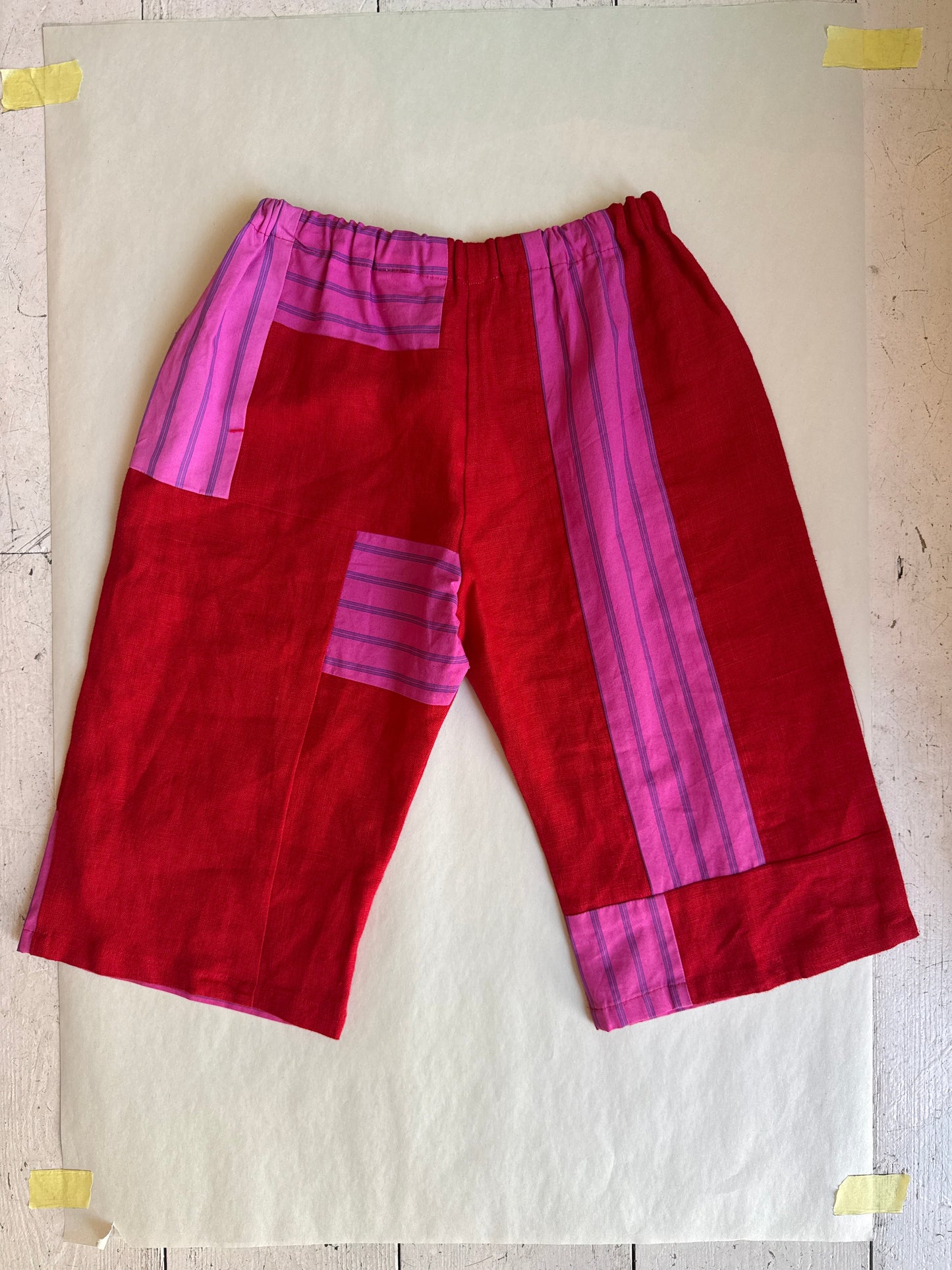 BUG KIDS PATCHWORK TROUSERS PINK