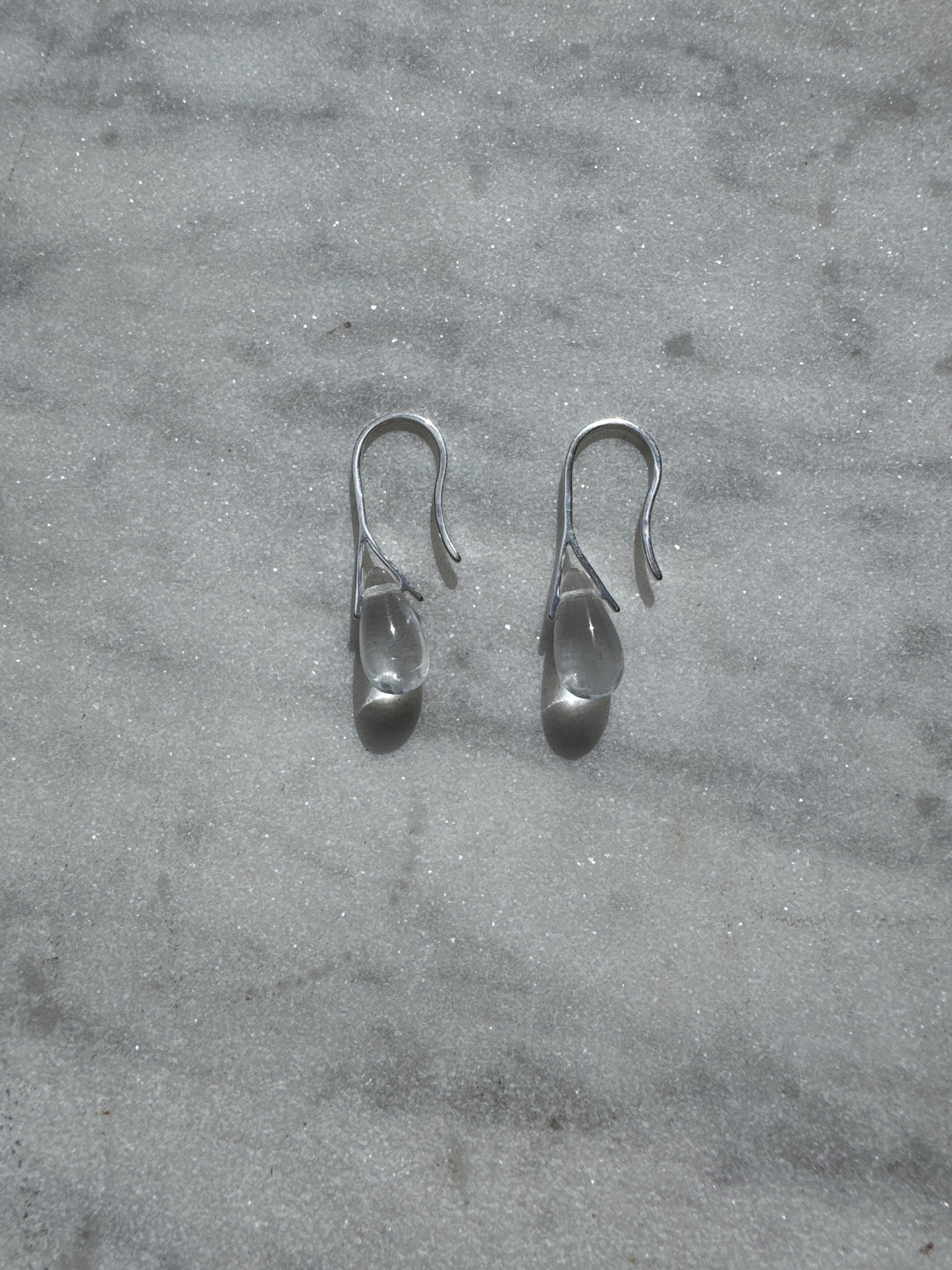 SISI JOIA MICRO GOTA EARRINGS - CLEAR