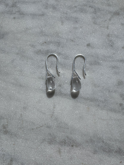SISI JOIA MICRO GOTA EARRINGS - CLEAR