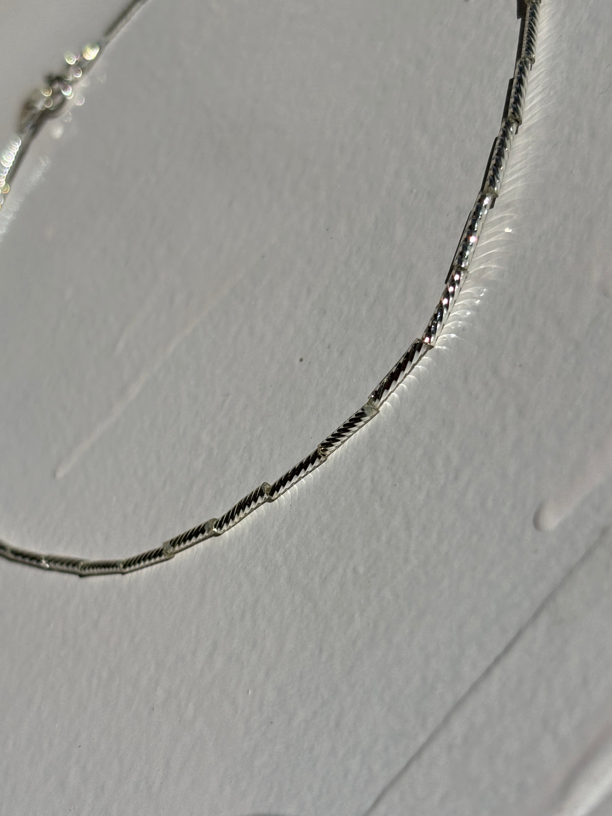 SISI JOIA LINE NECKLACE SILVER