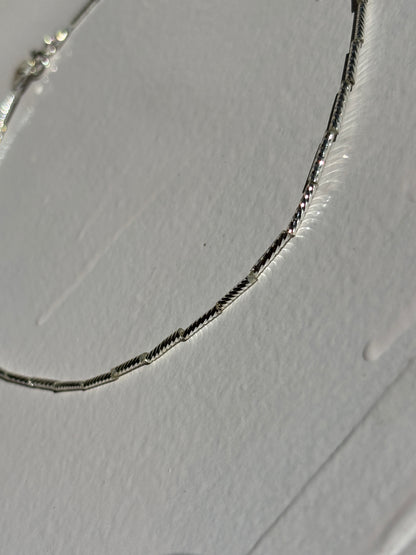 SISI JOIA LINE NECKLACE SILVER