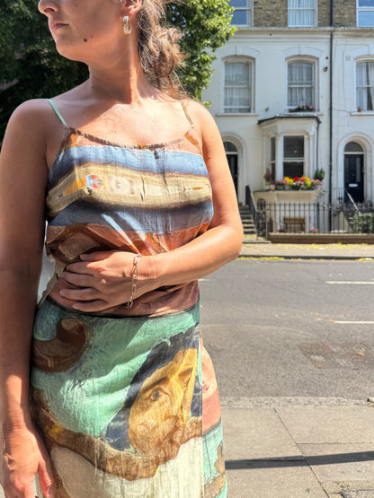MOUZAHRES - L'ORACOLO WRAP DRESS