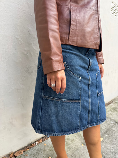DALA WORKERS SKIRT ARCHIVE BLUE