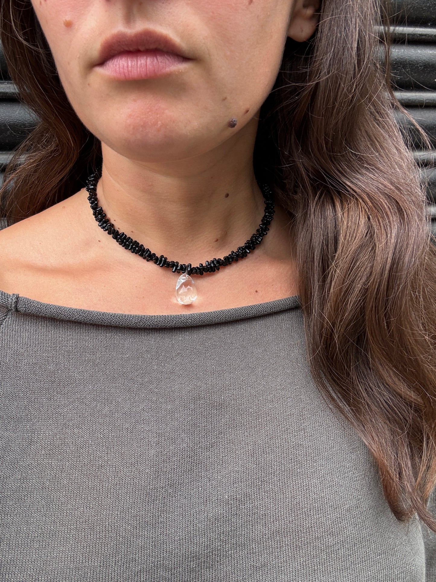 SISI JOIA CORAIL NECKLACE BLACK