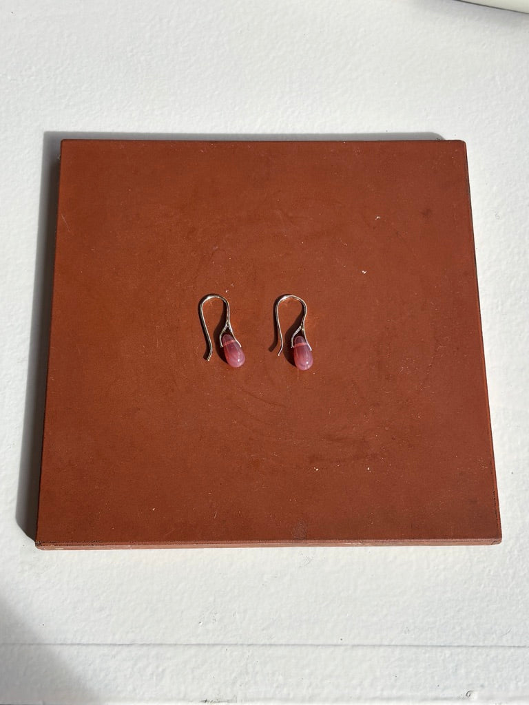 SISI JOIA MINI BROTE EARRINGS - OPALINE PINK