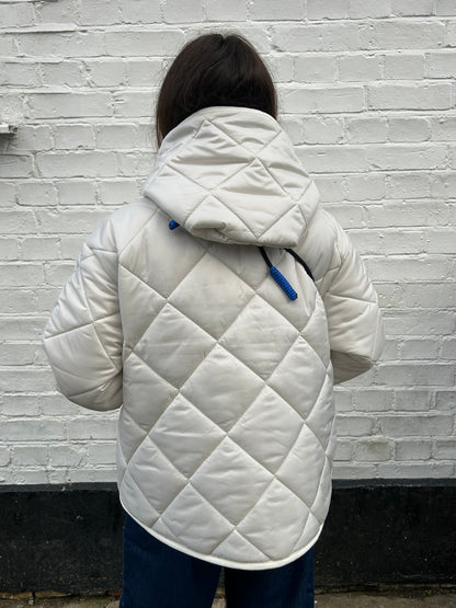 LAVENHAM BIG QUILT ZIPPED CRAYDON MOONBEAM SILVER