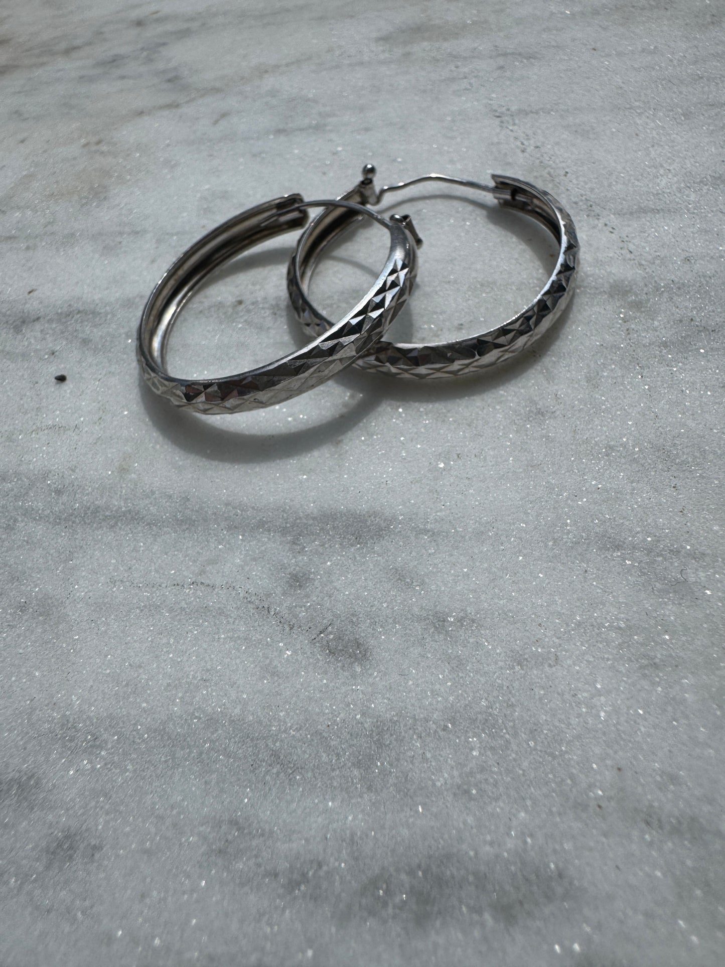 SACROSANCT CIRCULAR TEXTURED HOOPS