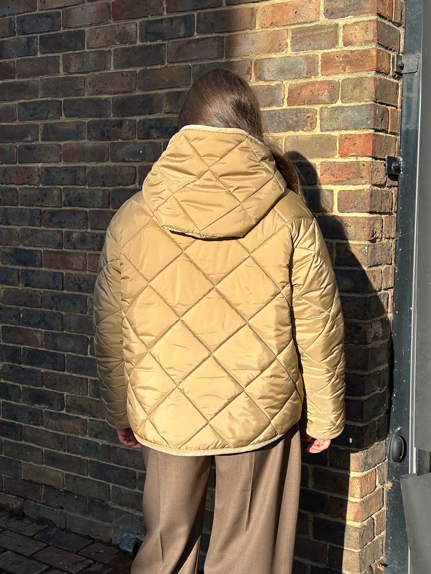 LAVENHAM BIG QUILT ZIPPED CRAYDON OCHRE