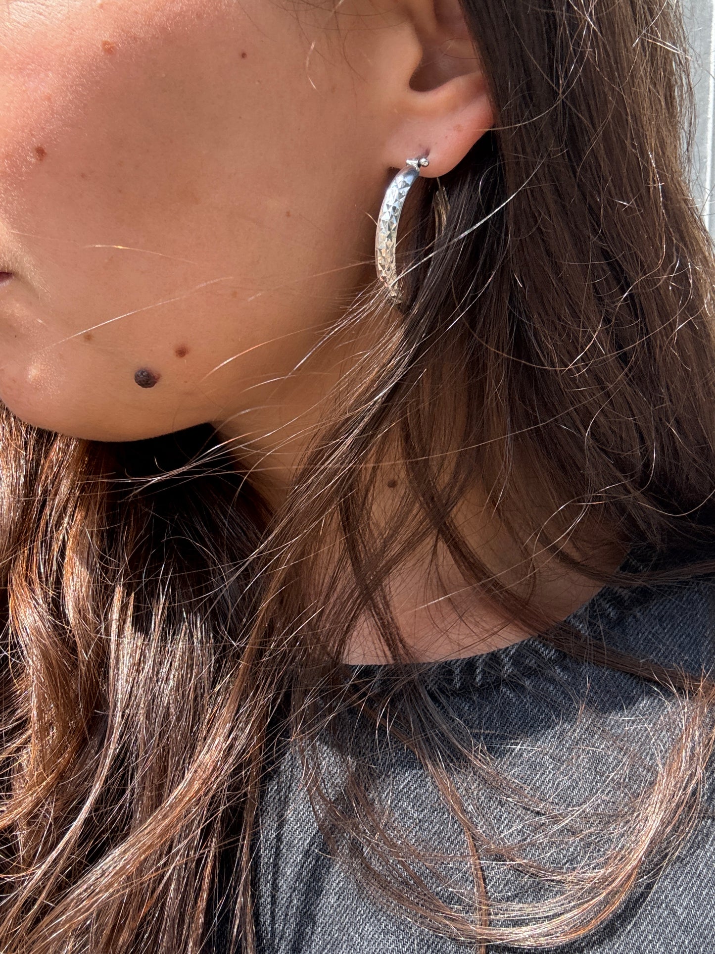 SACROSANCT CIRCULAR TEXTURED HOOPS