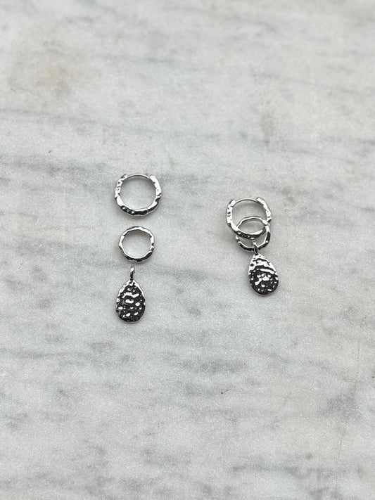 ARIYA CLIO MULTI-WAY EARRINGS SILVER