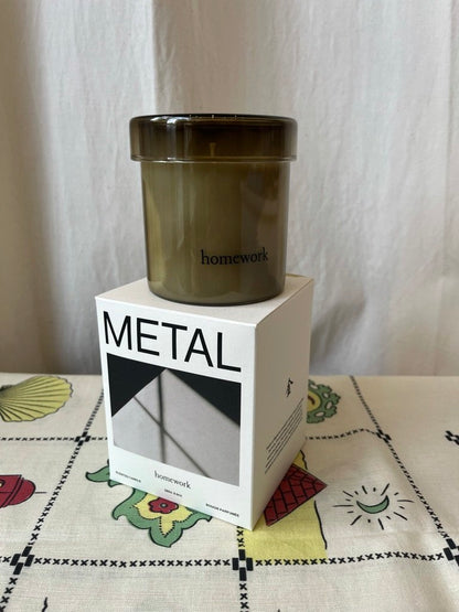 HOMEWORK CANDLE METAL