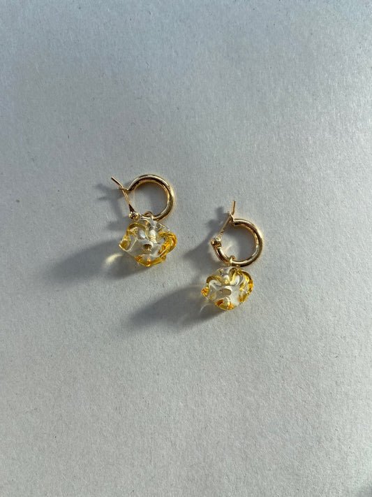 SISI JOIA FLEURETTE EARRINGS YELLOW