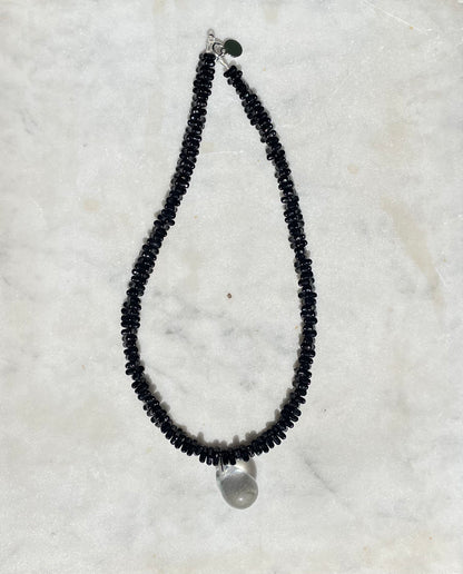 SISI JOIA CORAIL NECKLACE BLACK/CLEAR