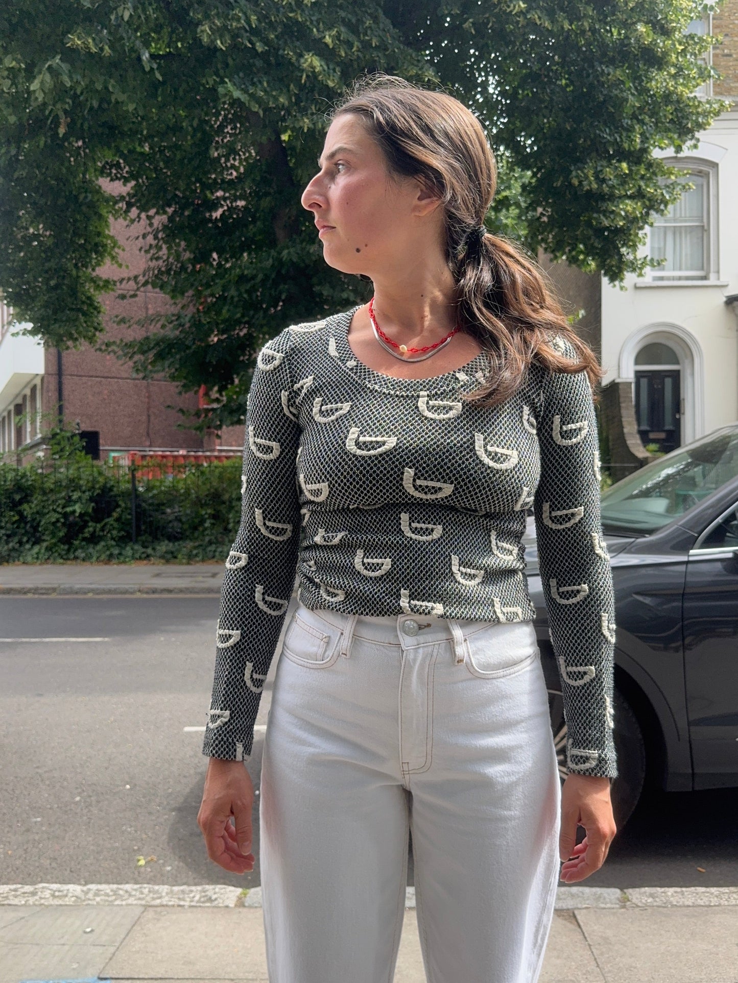 SK VINTAGE PRINT TOP