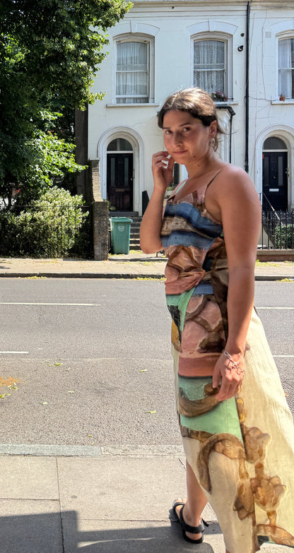 MOUZAHRES - L'ORACOLO WRAP DRESS