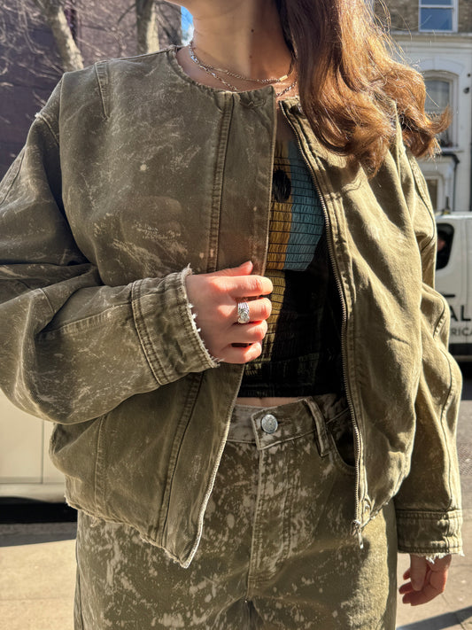 DALA STILLS JACKET MINERAL LIZARD