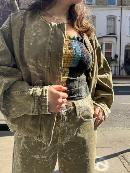 DALA STILLS JACKET MINERAL LIZARD