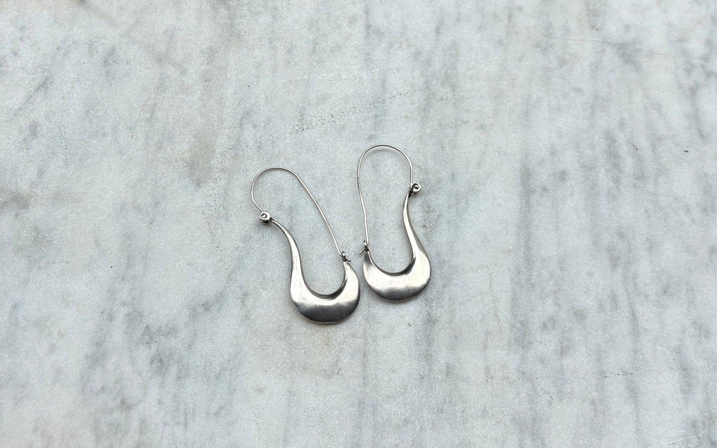 SACROSANCT SCULPTURAL SILVER EARRINGS
