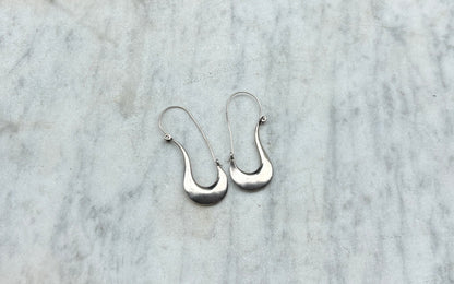 SACROSANCT SCULPTURAL SILVER EARRINGS