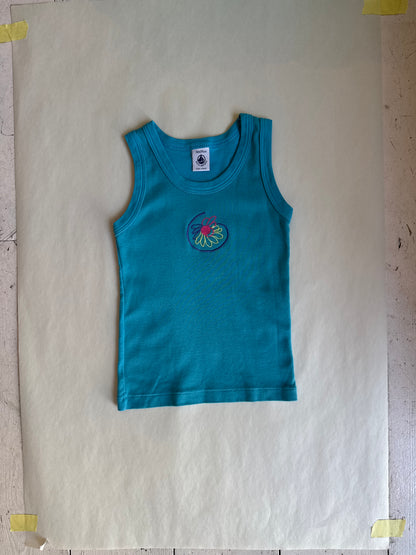 NO NEW TEE FLOWER TANK