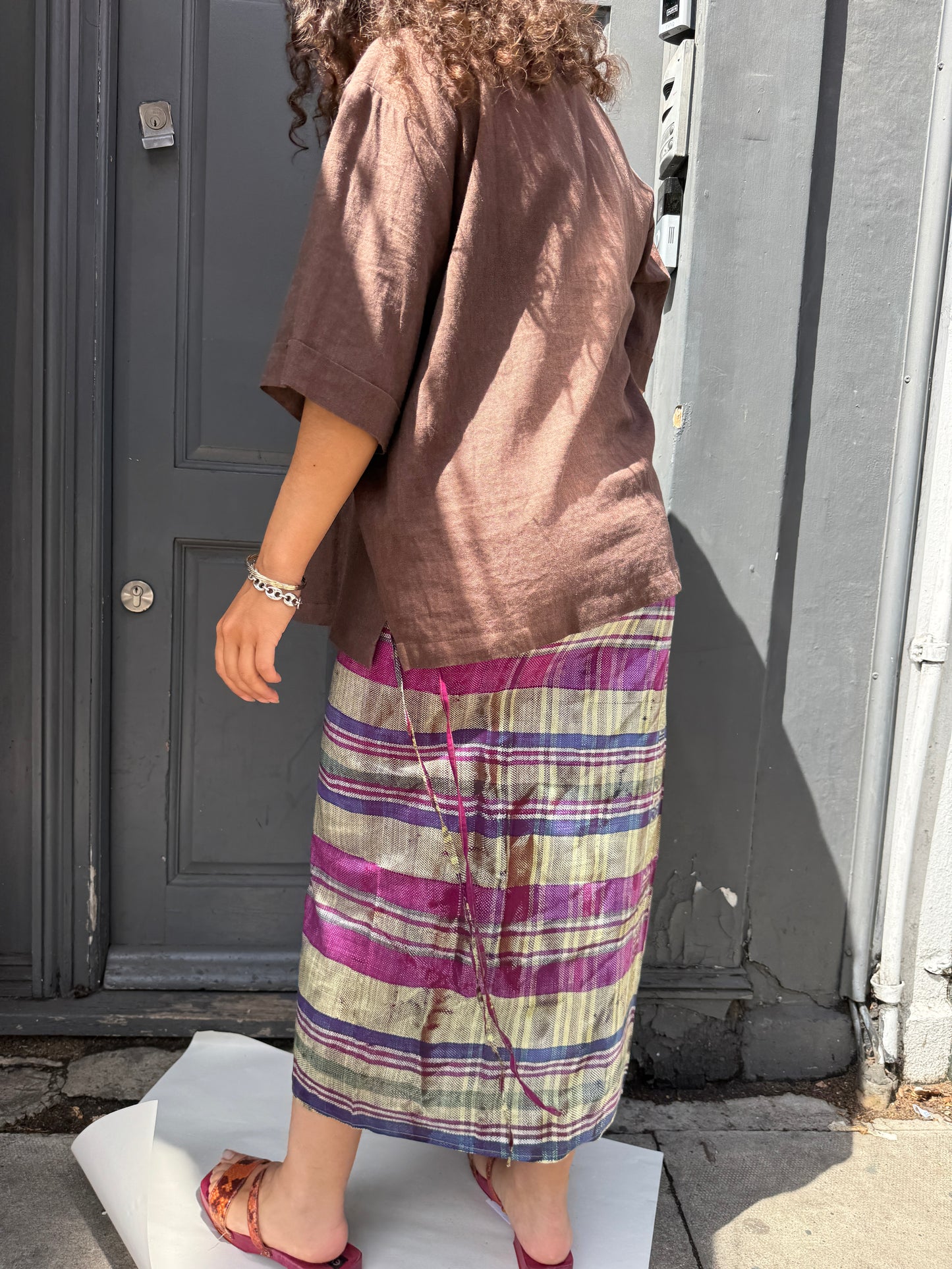 MOUZAHRES ZOSMA WRAP SKIRT