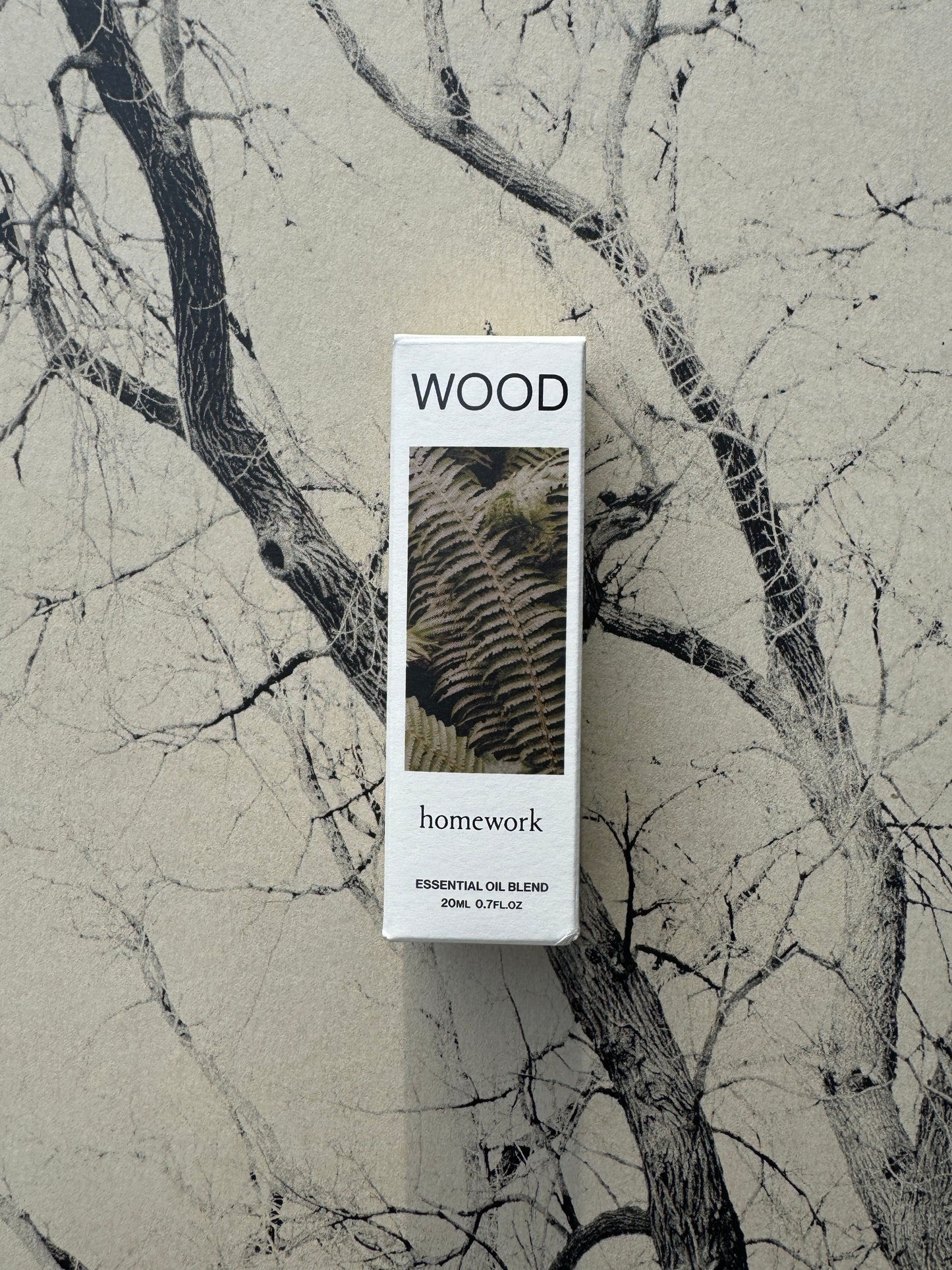 HOMEWORK ESSENTIAL OIL BLEND WOOD