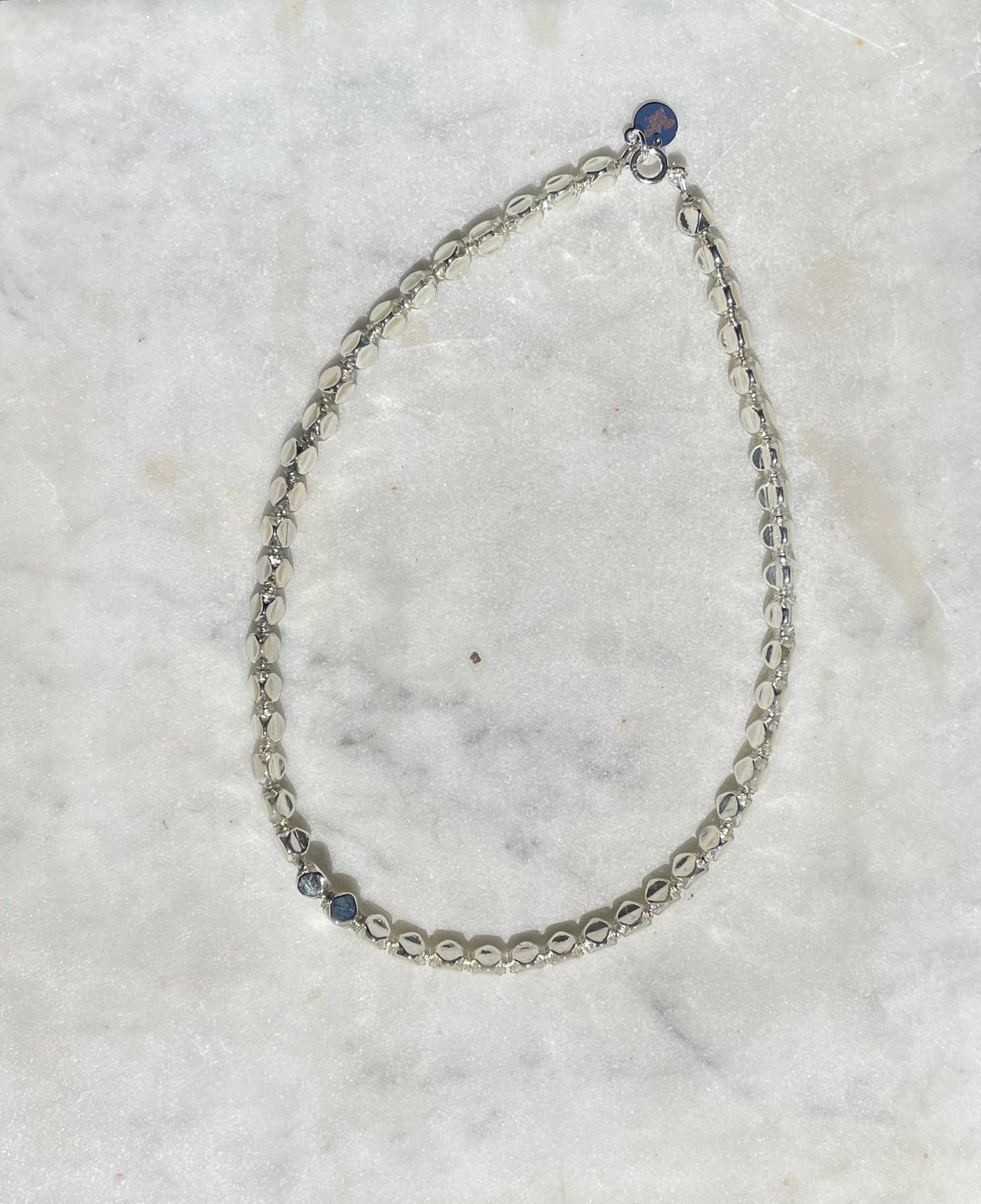 SISI JOIA TRIANGLE NECKLACE - SILVER
