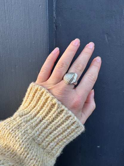 SACROSANCT ORGANIC RIDGED RING