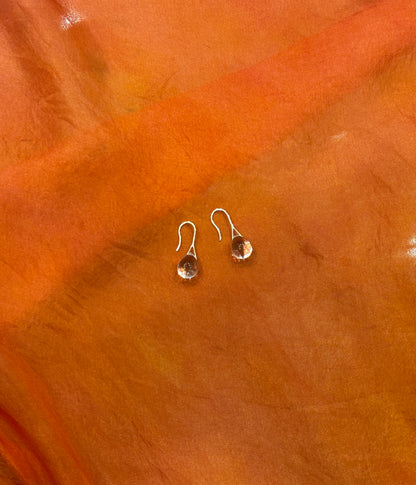 SISI JOIA MINI GOTA EARRINGS - CLEAR