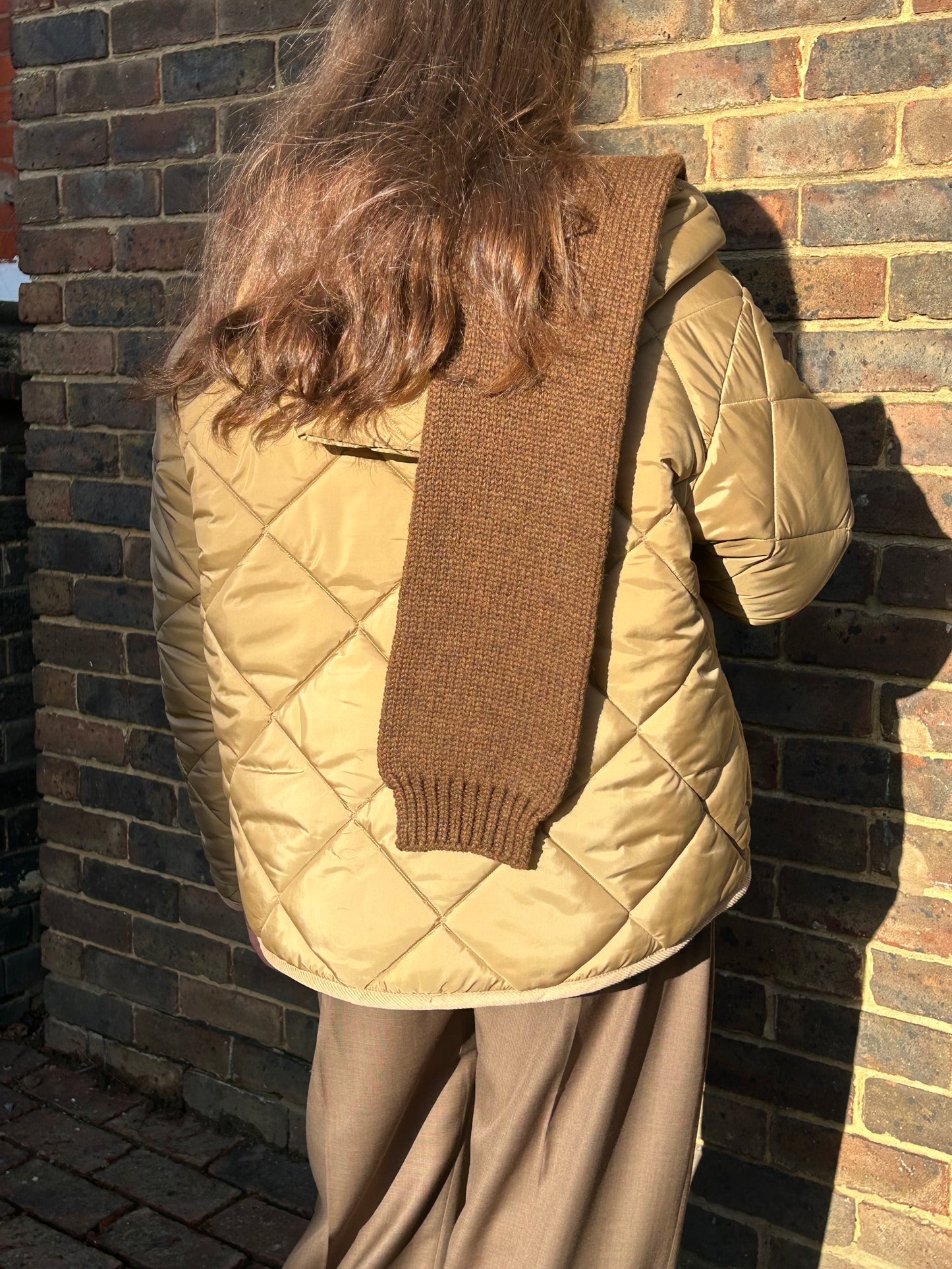 LAVENHAM BIG QUILT ZIPPED CRAYDON OCHRE