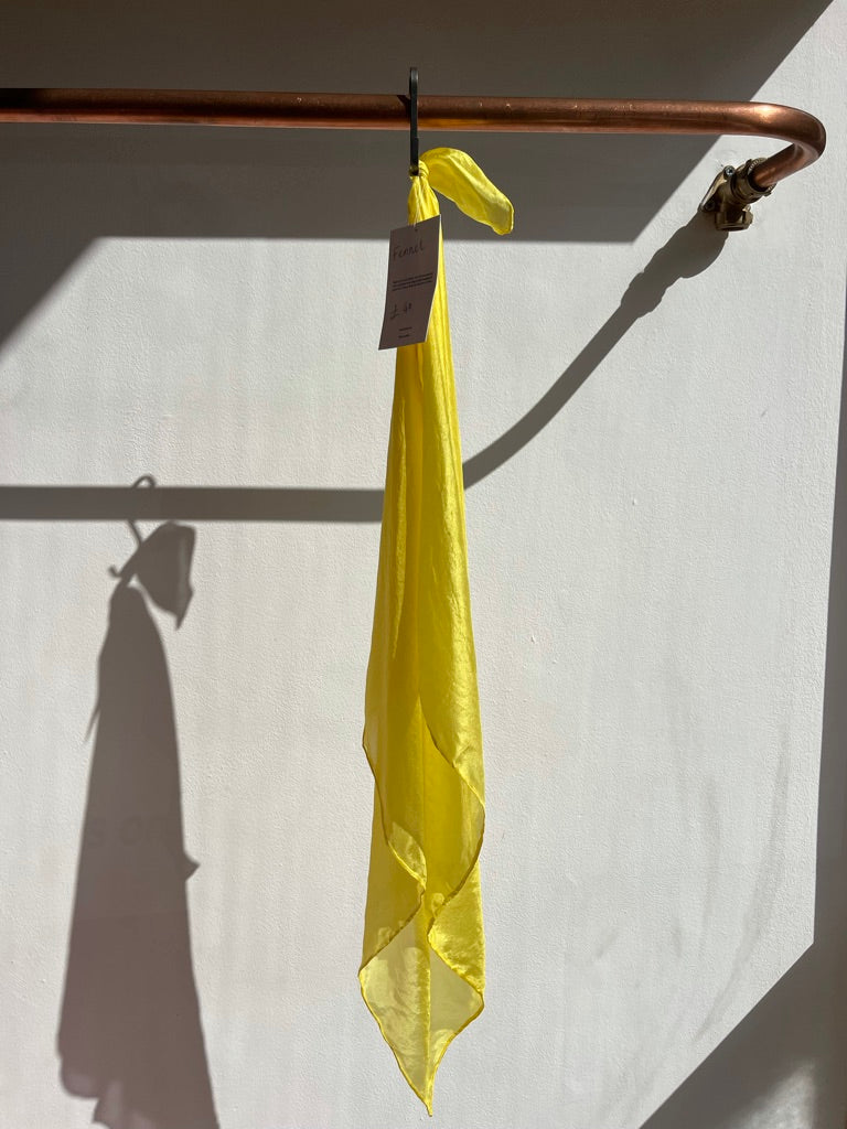 SLOW AND SOW SILK BANDANA YELLOW