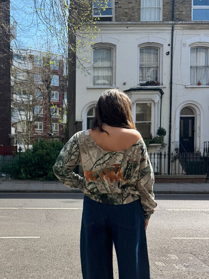 GINA CORRIERI LONGSLEEVES REVERSIBLE CAMO
