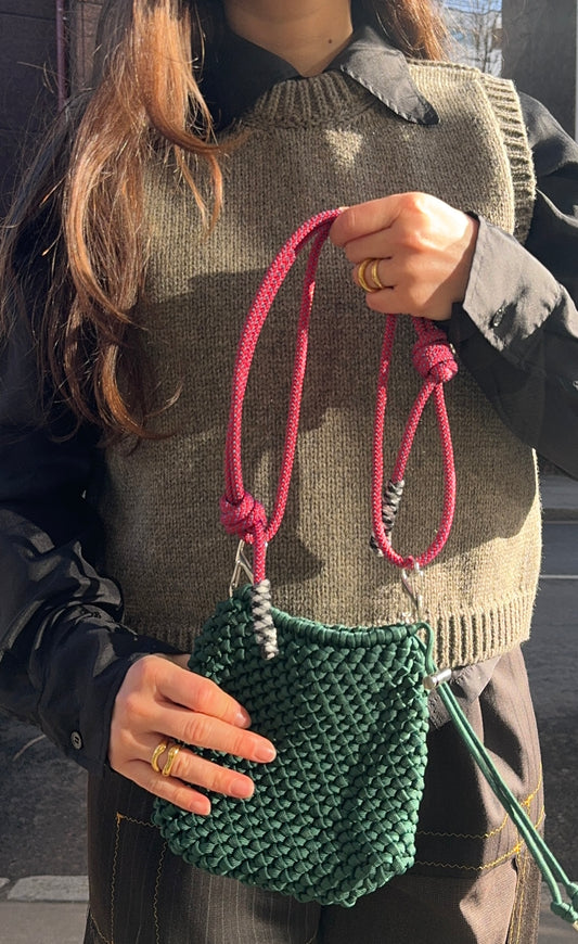 KNOT TODAY SMALL BAG DARK GREEN