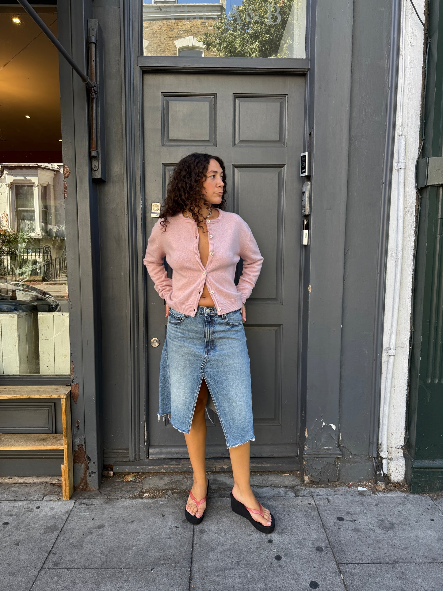 THE GATHER - PINK POPPY CARDIGAN