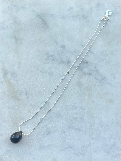 SISI JOIA GOTA MIDI NECKLACE - BLACK