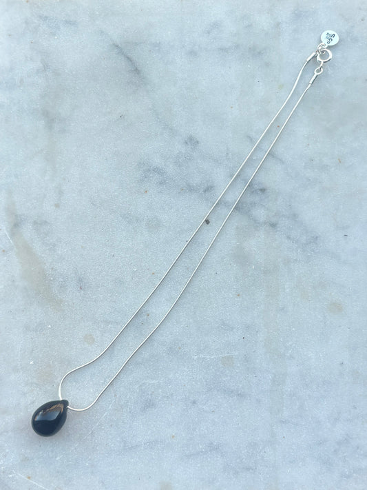 SISI JOIA GOTA MIDI NECKLACE - BLACK