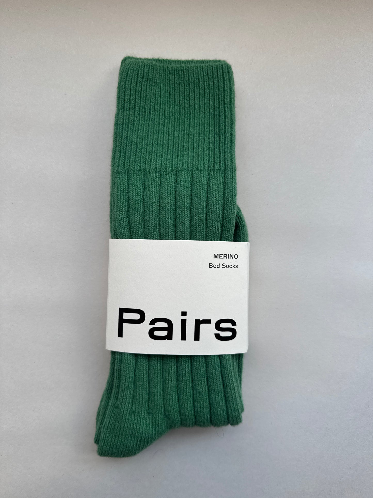 PAIRS BED SOCKS MERINO VILLAGE GREEN