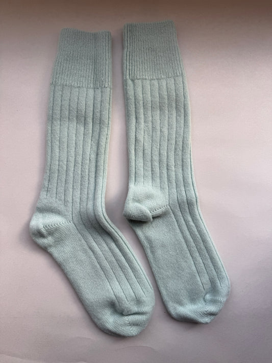 PAIRS BED SOCKS MERINO WINTER MINT