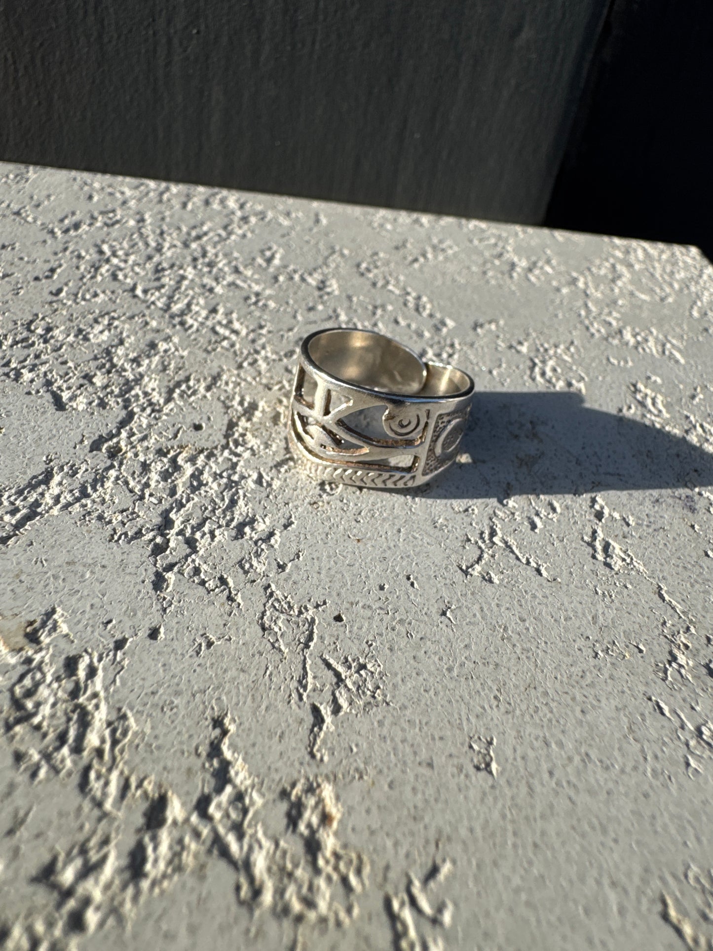 SACROSANCT EVIL EYE ADJUSTABLE RING