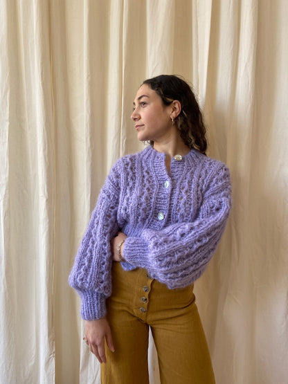 ROSEKUMO MAMMA CARDIGAN LILAC