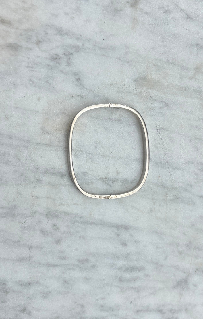SANCROSANCT 925 SILVER SQUARE BANGLE