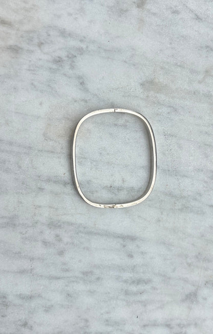 SANCROSANCT 925 SILVER SQUARE BANGLE
