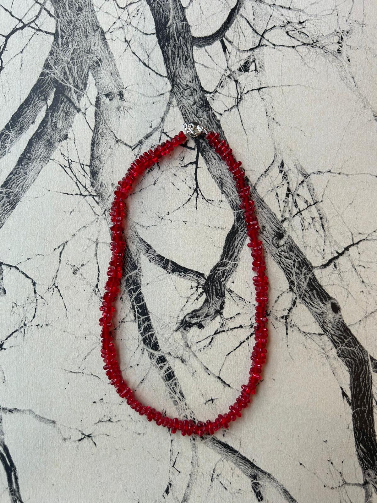 SISI JOIA CORI NECKLACE RED