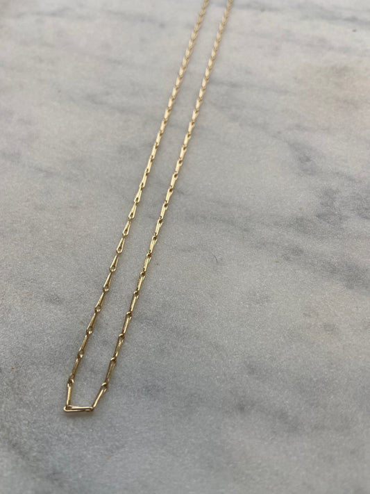 AURUM.LDN 9CT GOLD BARLEYCORN CHAIN