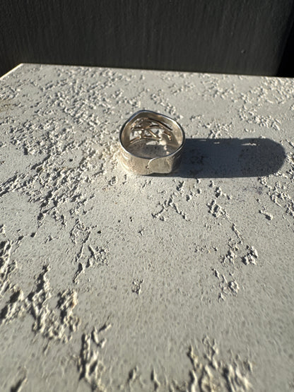 SACROSANCT EVIL EYE ADJUSTABLE RING