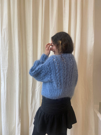 ROSEKUMO MAMMA CARDIGAN BLUE